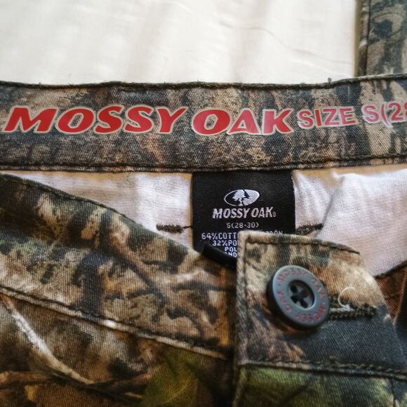 Mossy Oak Small 28-30 Camo Cargo Pants MO Country DNA Hunting Outdoor Stretch S - Picture 7 of 16